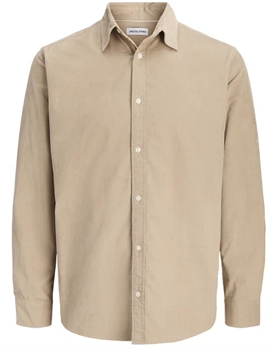 Jack & Jones - JJEField Cord Skjorte - Crockery